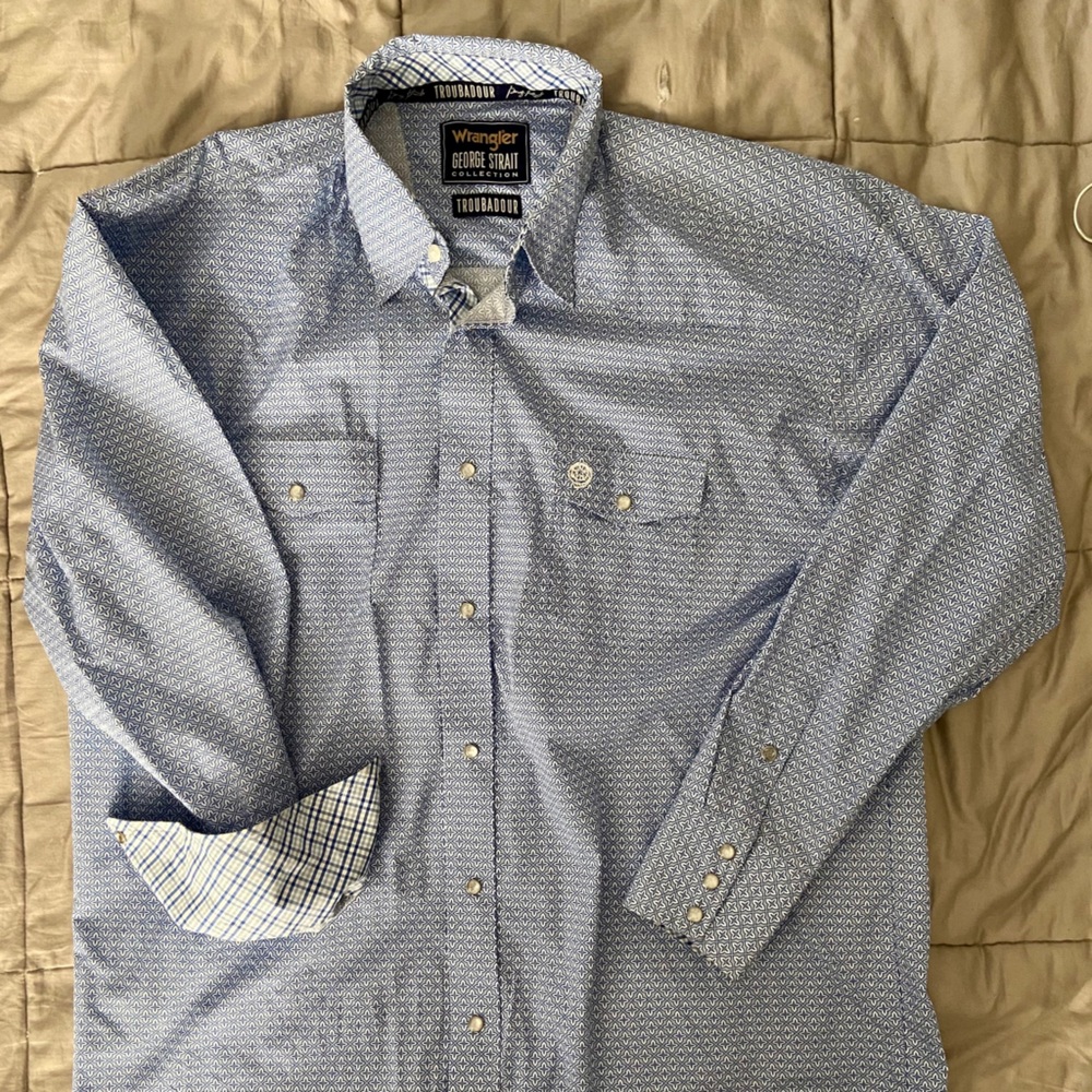 Wrangler George Strait XL Pearl Snap Shirt